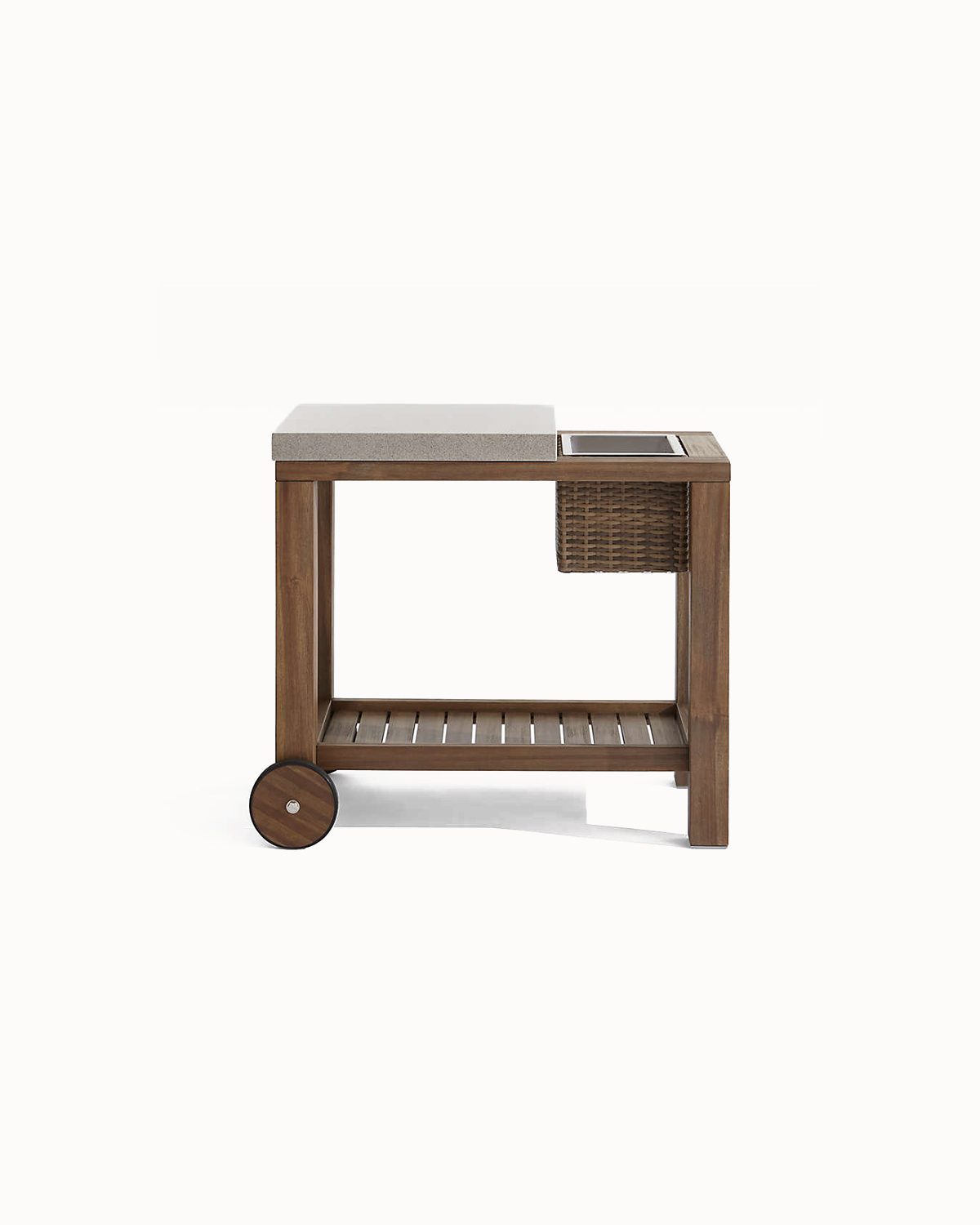 Westport Artisan Wood Bar Cart