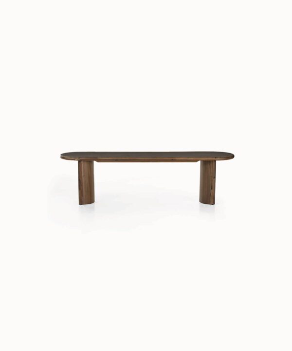 Ridley Streamlined Leather Bench