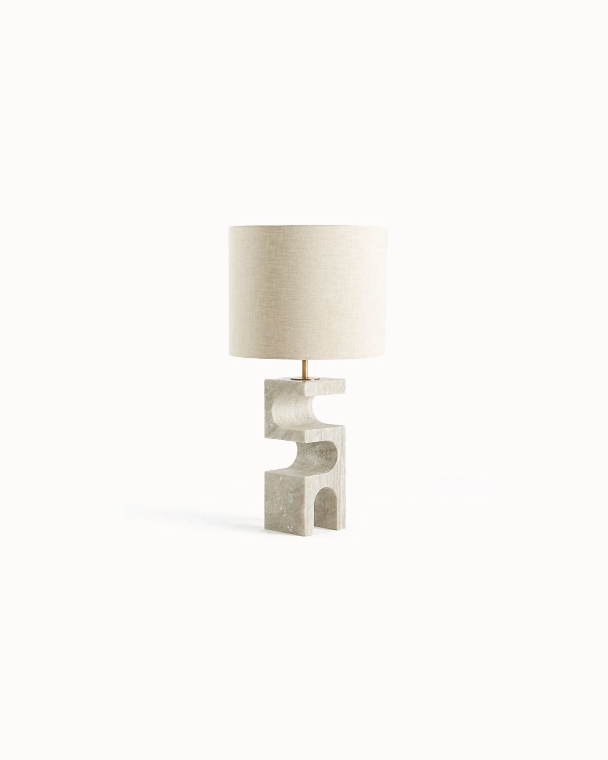 Strand Textural Stone Accent Table