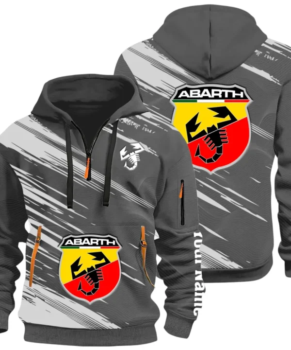 Compact Sports Car Hoodie Half Zip 3D, Casual Fit for Everyday Wear Hoodie CAR514 - Dark Gray
