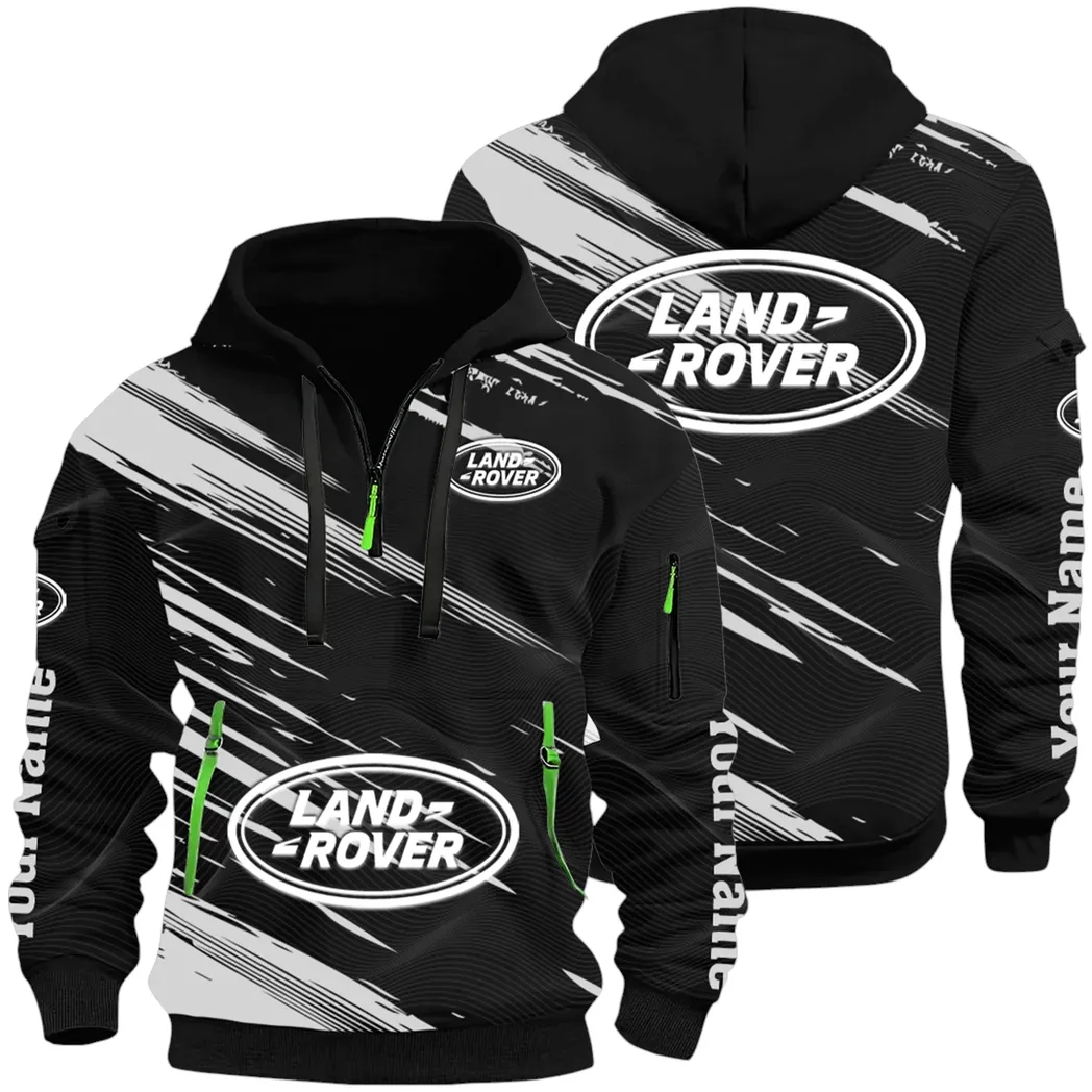 Utility Auto Maker Hoodie Half Zip 3D, Comfortable Daily Hoodie CAR514 - Black