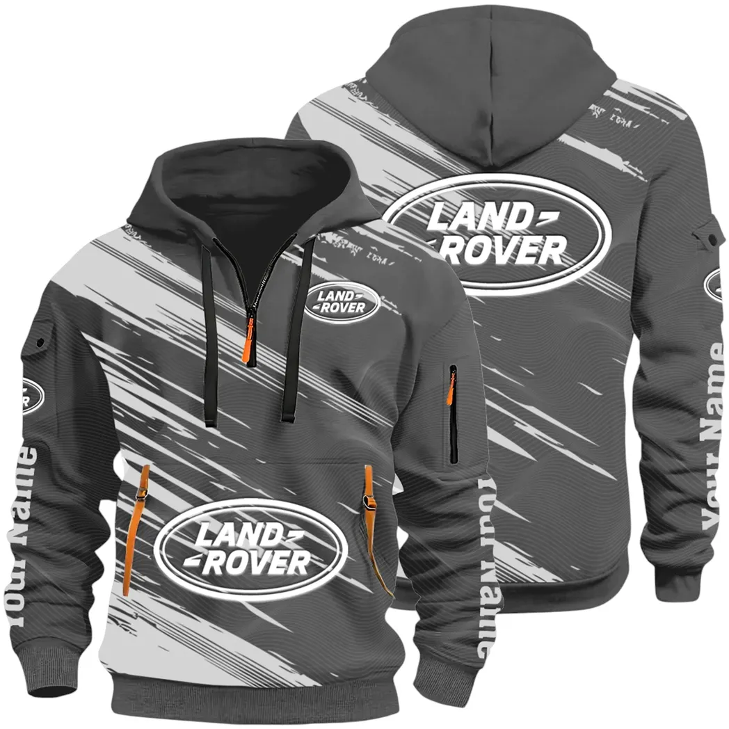 Utility Auto Maker Hoodie Half Zip 3D, Comfortable Daily Hoodie CAR514 - Dark Gray