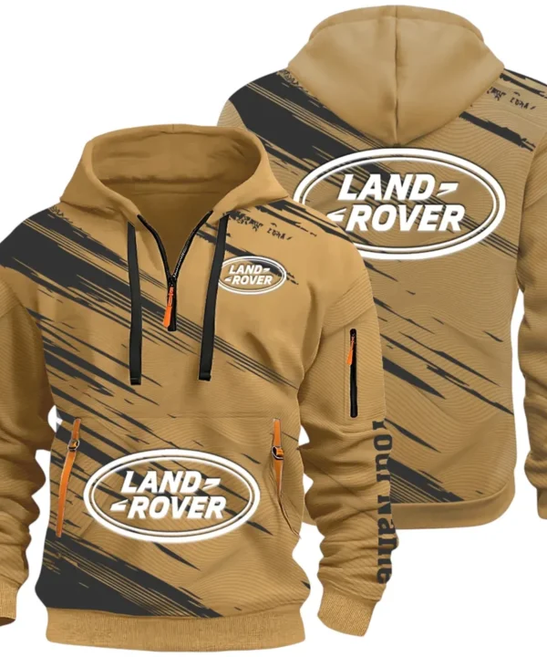 Utility Auto Maker Hoodie Half Zip 3D, Comfortable Daily Hoodie CAR514 - Khaki