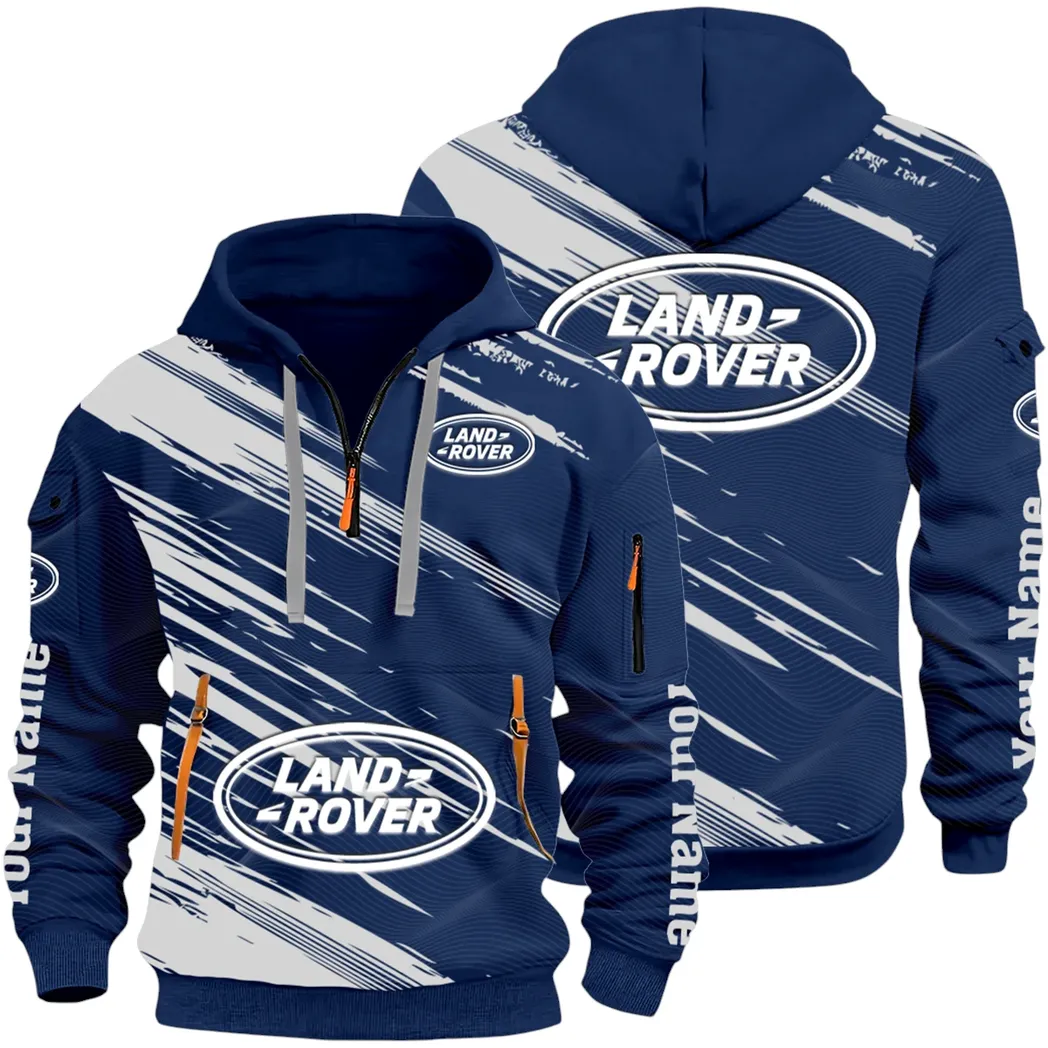 Utility Auto Maker Hoodie Half Zip 3D, Comfortable Daily Hoodie CAR514 - Navy