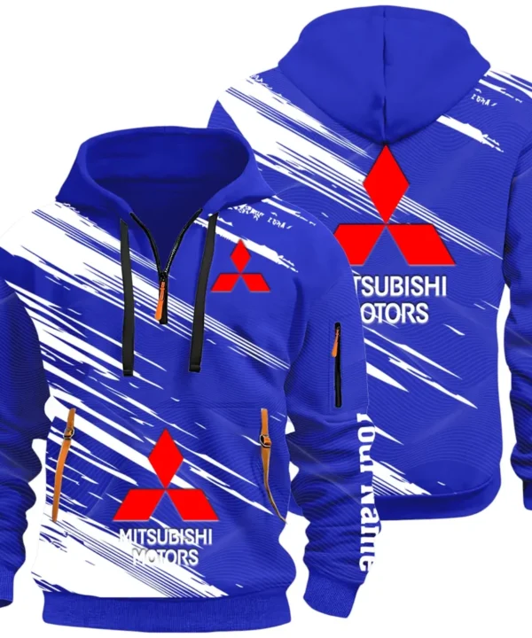 Off-Road SUV Hoodie Half Zip 3D, Adventure-Ready Comfortable Hoodie CAR514 - Blue