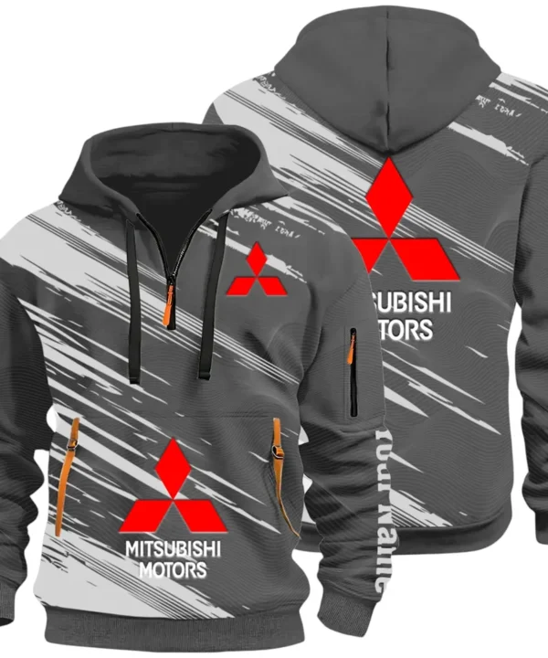 Off-Road SUV Hoodie Half Zip 3D, Adventure-Ready Comfortable Hoodie CAR514 - Dark Gray