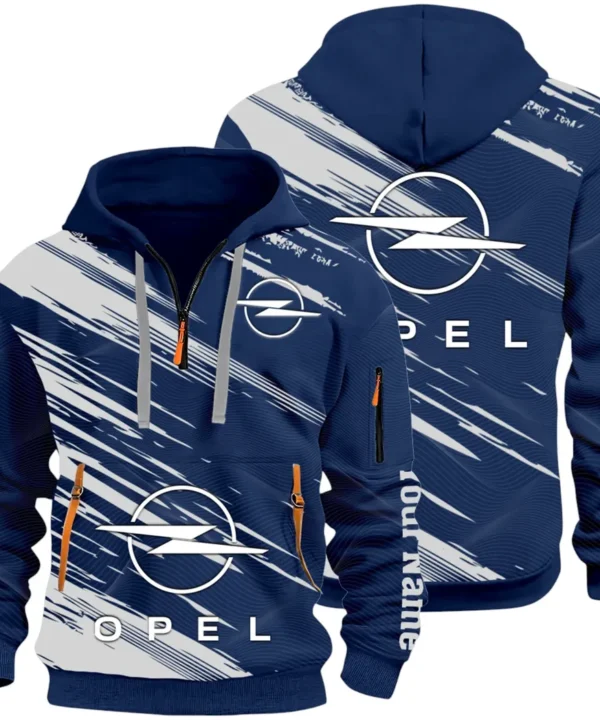 Family Vehicle Hoodie Half Zip 3D, Casual Street-Ready Hoodie CAR514 - Navy