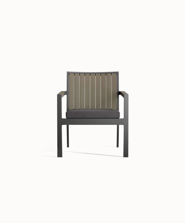 Monaco Streamlined Leather Accent Chair