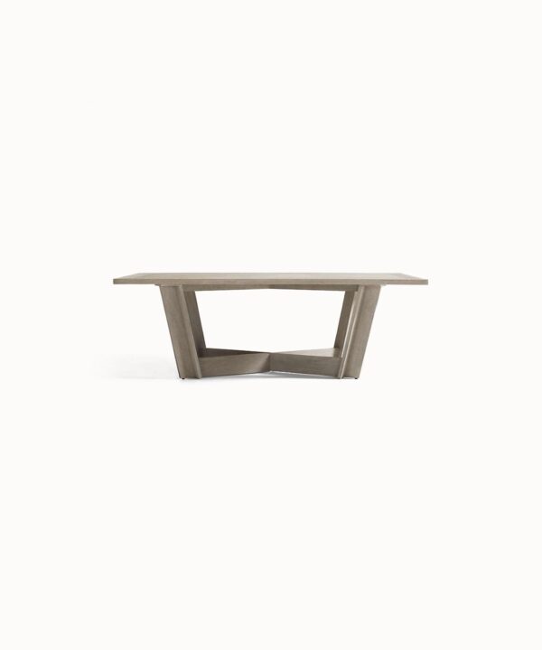 Whitman Streamlined Leather Dining Table